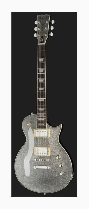 Harley Benton SC-Custom III Silver Sparkle, ponte e meccaniche di intonazione
