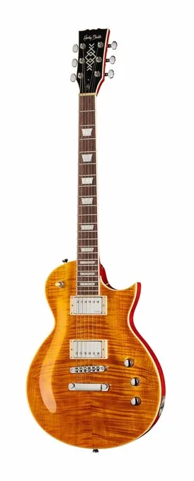 Harley Benton SC-Custom Plus EMG TBF in primo piano frontale