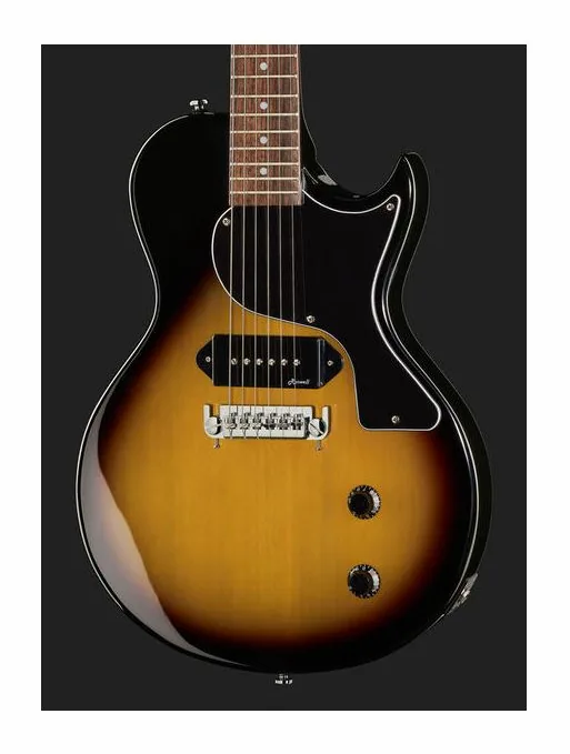 Harley Benton SC-Junior Vintage Sunburst, manico e tastiera visti di lato