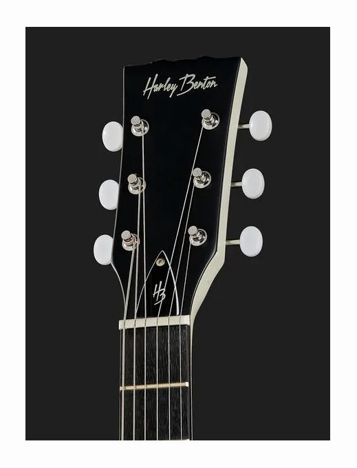 Harley Benton SC-Special Faded White, corpo e verniciatura in primo piano