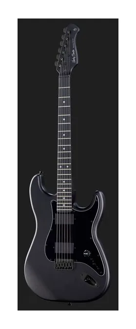 Harley Benton ST-20HH Active SBK DNAFX Amp20, manico e tastiera visti di lato