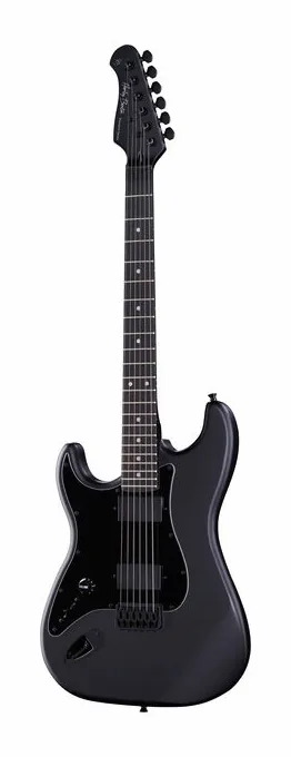 Harley Benton ST-20HH Active LH SBK in primo piano frontale