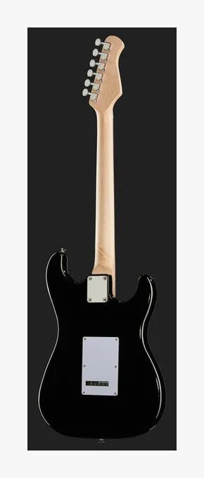 Harley Benton ST-20LH BK Standard Series, vista posteriore del corpo