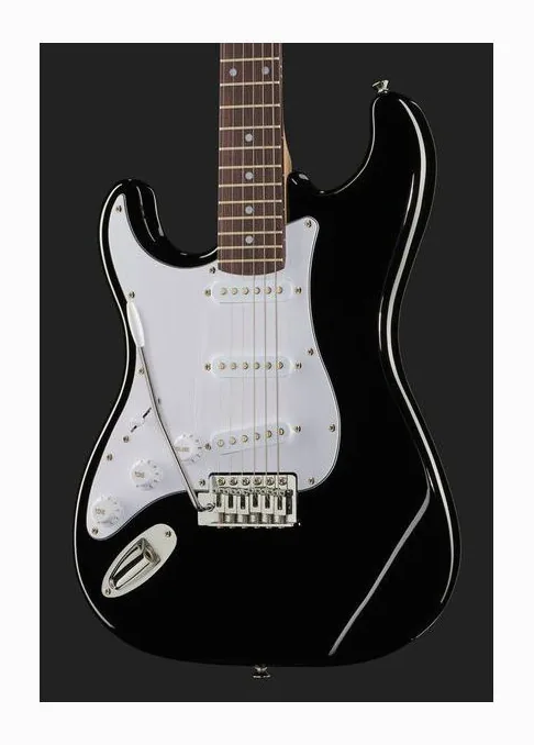 Harley Benton ST-20LH BK Standard Series, profilo laterale del corpo
