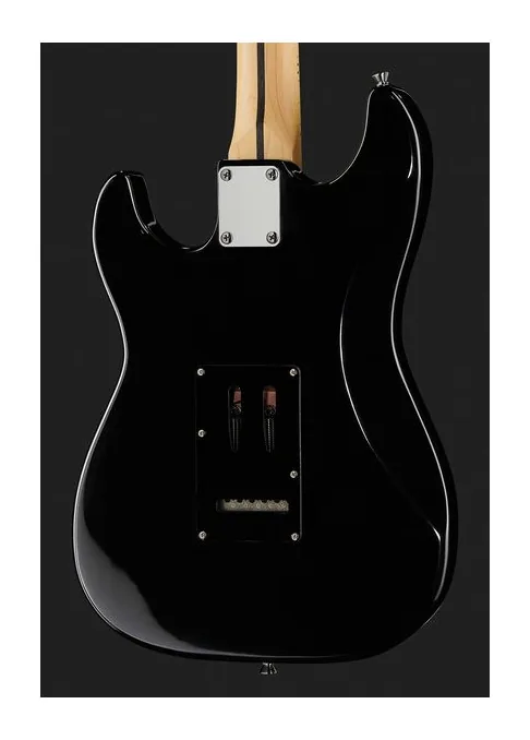 Harley Benton ST-57DG Black Tribute, paletta con meccaniche e logo