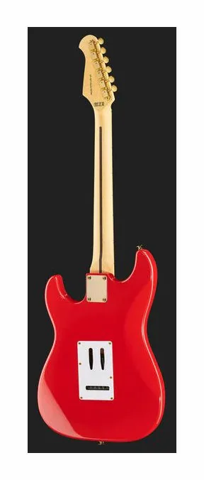Harley Benton ST-59HM Fiesta Red, pickup e manopole dei controlli