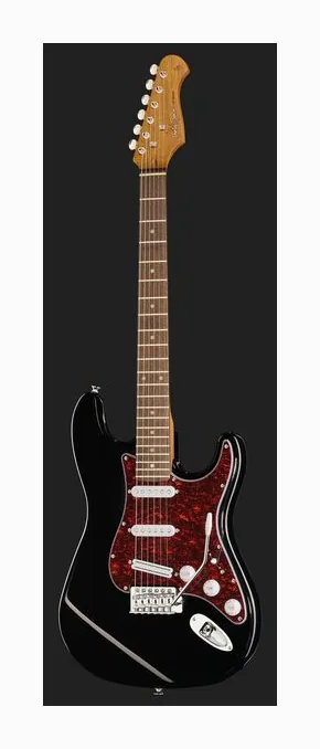 Harley Benton ST-62BK Hot Rod, curve del body viste dall'alto