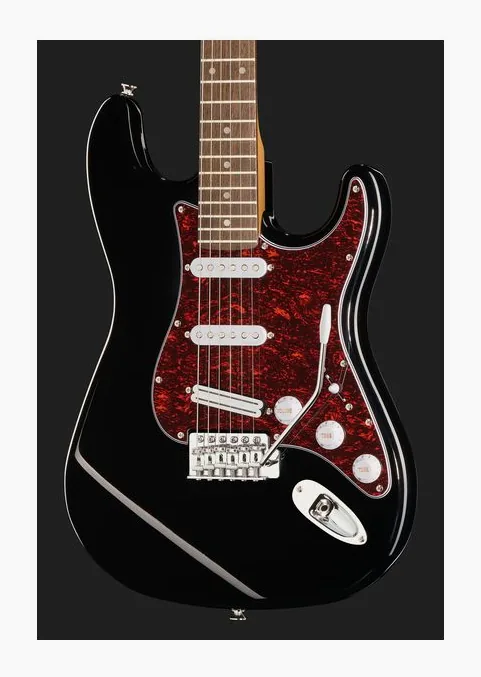 Harley Benton ST-62BK Hot Rod, selettore pickup e jack di uscita
