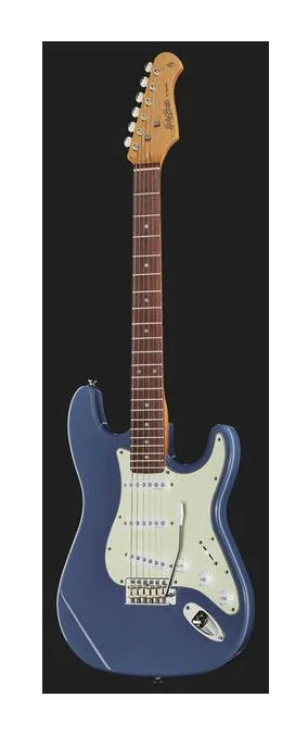 Harley Benton ST-62CC Lake Placid Blue, vista posteriore del corpo