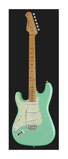 Harley Benton ST-62CC MN LH Seafoam Green, selettore pickup e jack di uscita