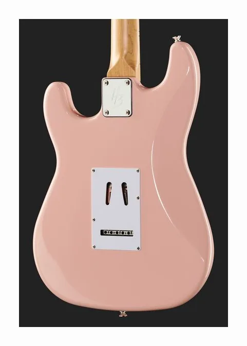 Harley Benton ST-62CC MN Shell Pink, pickup e manopole dei controlli