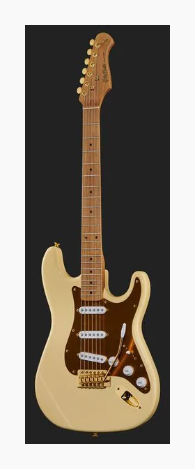 Harley Benton ST-62DLX VW Vintage Series, paletta con meccaniche e logo