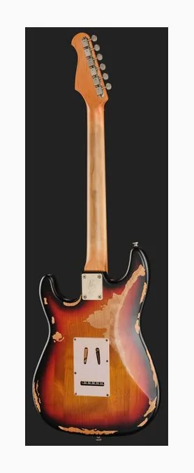 Harley Benton ST-62HA SB, vista posteriore del corpo