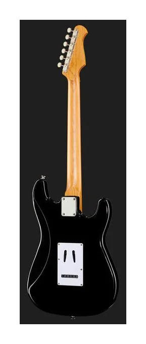 Harley Benton ST-62LH BK Vintage Series, curve del body viste dall'alto