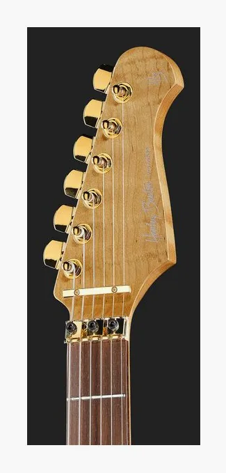 Harley Benton ST-80FR HH ASB, corpo e verniciatura in primo piano