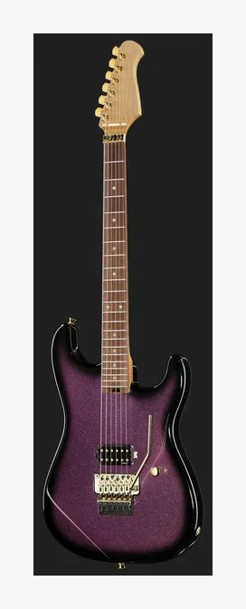 Harley Benton ST-80FR ASB, corpo e verniciatura in primo piano