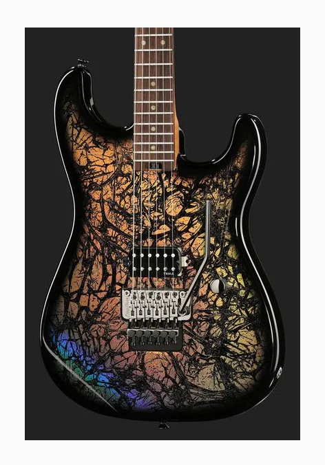 Harley Benton ST-80FR Holographic, ponte e meccaniche di intonazione