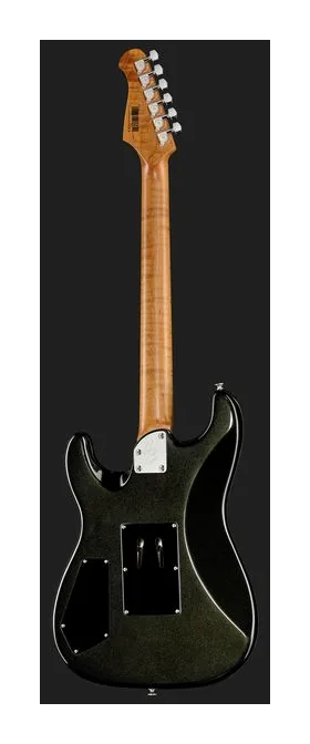 Harley Benton ST-80FR MN HH Lime Sparkle, corpo e verniciatura in primo piano
