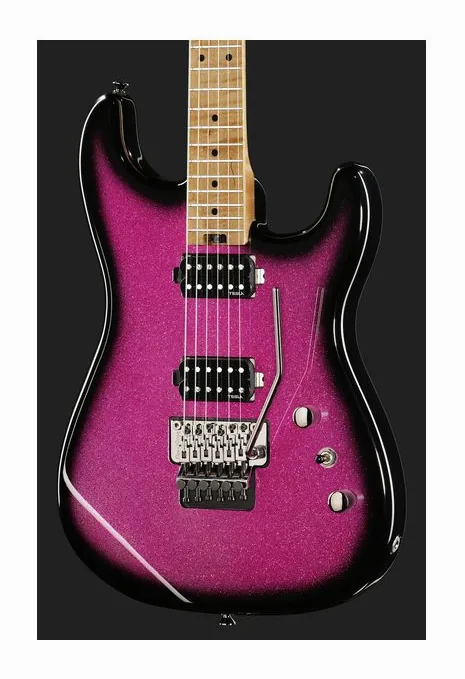 Harley Benton ST-80FR MN HH PSB, corpo e verniciatura in primo piano