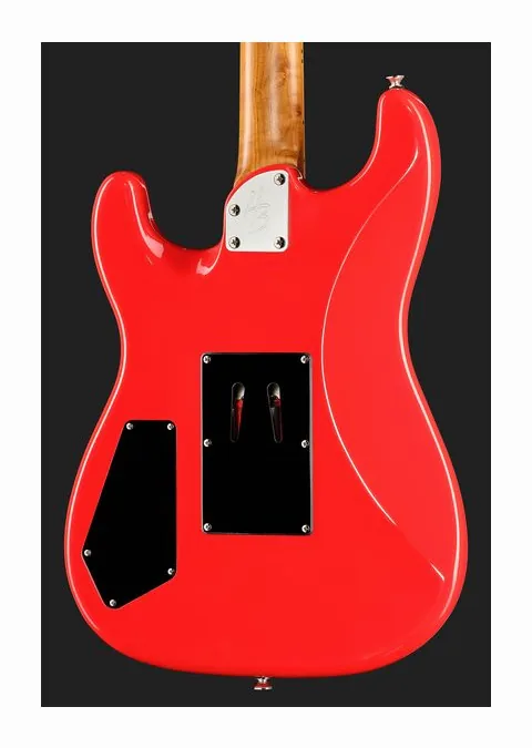 Harley Benton ST-80FR MN Radiant Red, capotasto e prime posizioni della tastiera