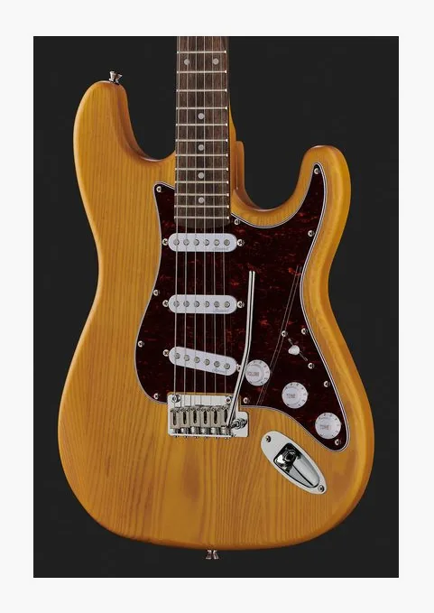 Harley Benton ST-90SA Swamp Ash DLX Series, profilo laterale del corpo