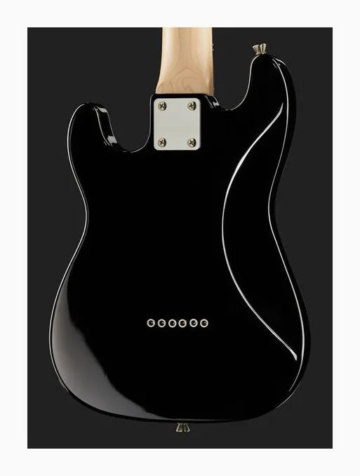 Harley Benton ST-Junior BK Standard Series, paletta con meccaniche e logo