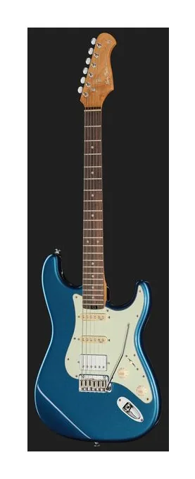 Harley Benton ST-Modern HSS LPB, corpo e verniciatura in primo piano