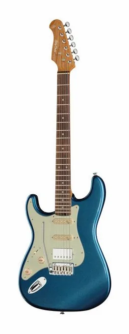 Harley Benton ST-Modern HSS LH LPB visto di fronte
