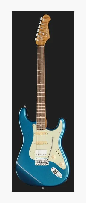Harley Benton ST-Modern Plus HSS LPB, curve del body viste dall'alto