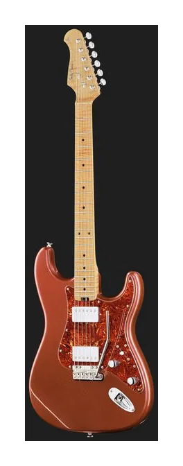 Harley Benton ST-Modern Plus HH VT RM, paletta con meccaniche e logo