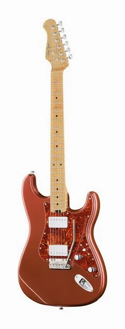 Harley Benton ST-Modern Plus HH VT RM visto di fronte