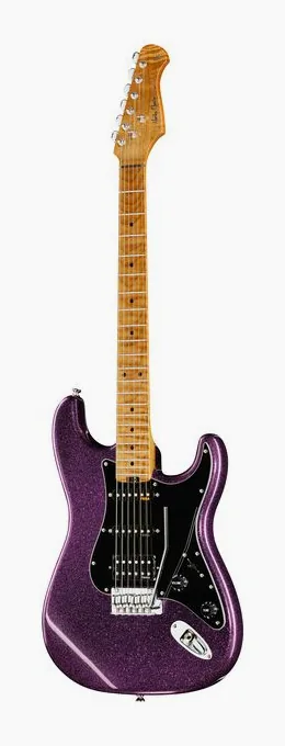 Harley Benton ST-Modern Plus MN HSS DPS in primo piano frontale