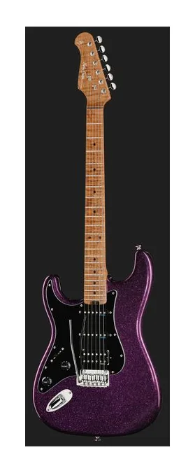 Harley Benton ST-Modern Plus MN HSS LH DPS, paletta con meccaniche e logo