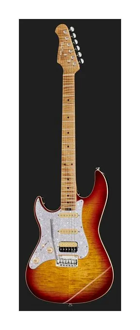 Harley Benton ST-Modern Plus MN HSS LH FBB, ponte e meccaniche di intonazione