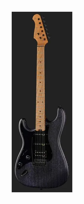 Harley Benton ST-Modern Plus MN HSS LH PUBL, corpo e verniciatura in primo piano