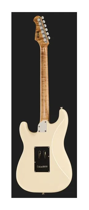 Harley Benton ST-Modern Plus MN HSS OW, corpo e verniciatura in primo piano