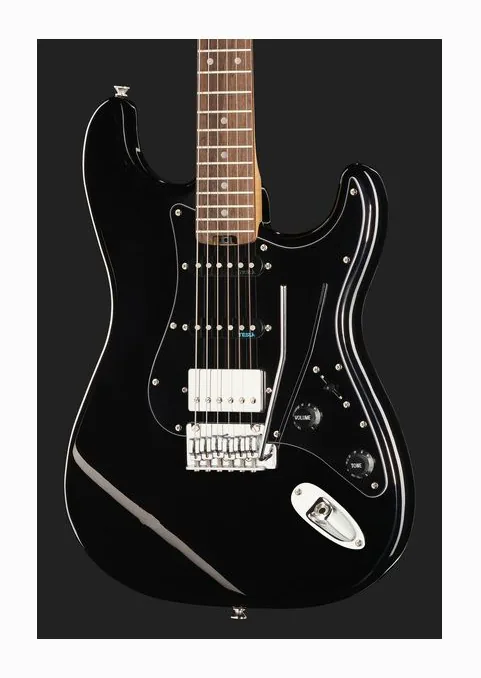 Harley Benton ST-Modern Plus HSS BK, ponte e meccaniche di intonazione