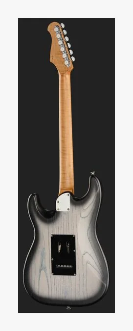 Harley Benton ST-Modern Plus HSS SIBL, manico e tastiera visti di lato