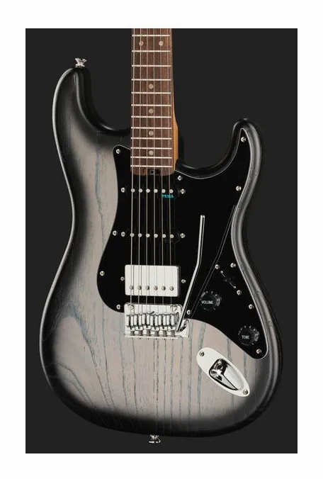 Harley Benton ST-Modern Plus HSS SIBL, paletta con meccaniche e logo