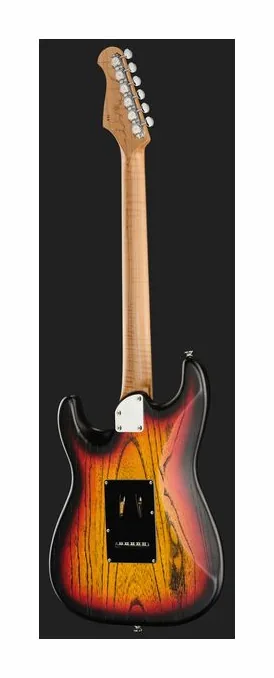 Harley Benton ST-Modern Plus HSS SBBL, paletta con meccaniche e logo