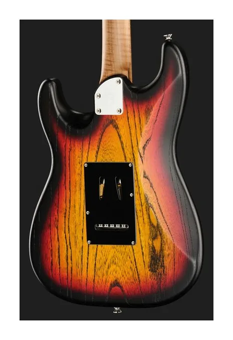 Harley Benton ST-Modern Plus HSS SBBL, corpo e verniciatura in primo piano