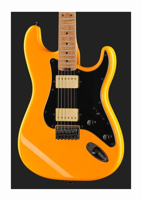Harley Benton ST-Modern Plus HH TG, profilo laterale del corpo