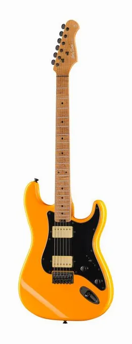 Harley Benton ST-Modern Plus HH TG in primo piano frontale