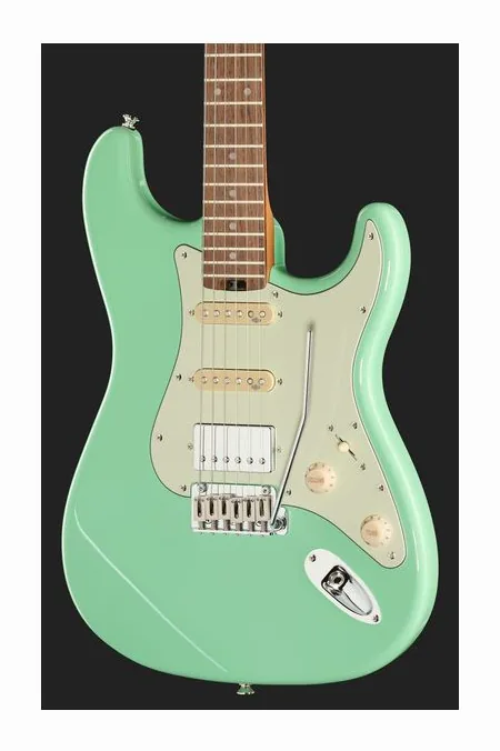 Harley Benton ST-Modern HSS SFG, paletta con meccaniche e logo