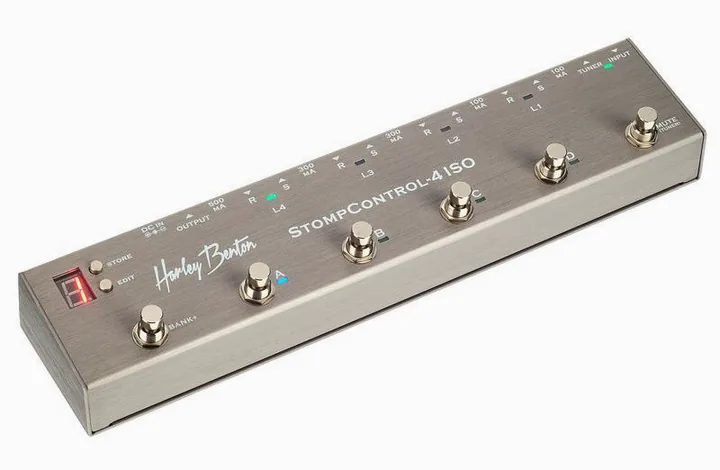 Harley Benton StompControl-4 ISO, led e interruttore a pedale