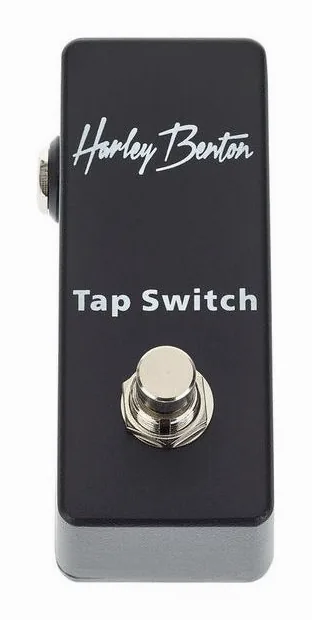 Harley Benton Tap Tempo Switch, footswitch in primo piano