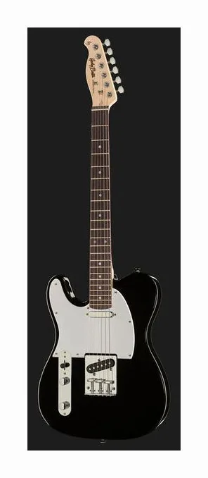 Harley Benton TE-20 BK Lefthand Std. 1 visto di fronte