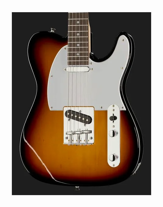 Harley Benton TE-20 SB Standard Series, curve del body viste dall'alto