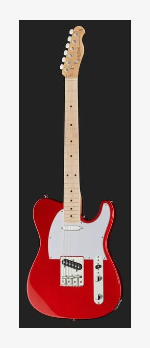 Harley Benton TE-20MN CA Standard Series, corpo e verniciatura in primo piano