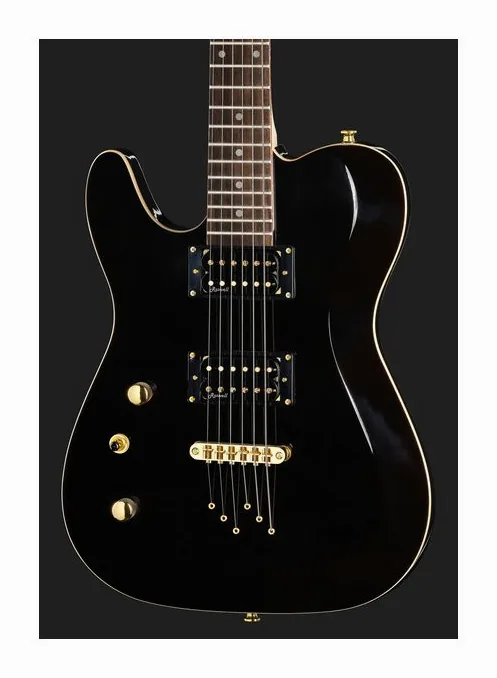 Harley Benton TE-40 LH TBK Deluxe Series, profilo laterale del corpo